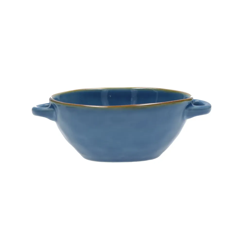 Ciolola Zuppa con Manici Blu Avio
