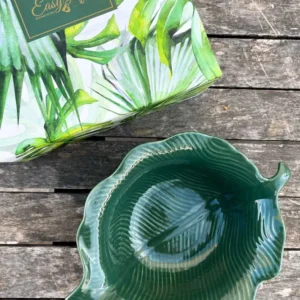 CIOTOLA PORCELLANA CON DESIGN TROPICALE