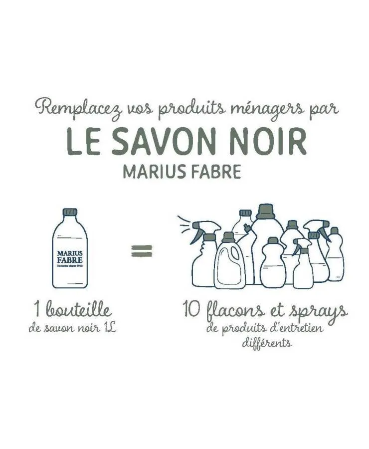 Sapone nero all'olio d'oliva Marius Fabre