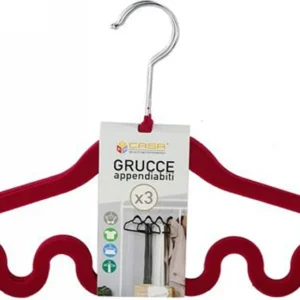 Set 3 Grucce Appendiabiti Fashion Onde Magiche Colorate Shirt Accessori 5 Slot