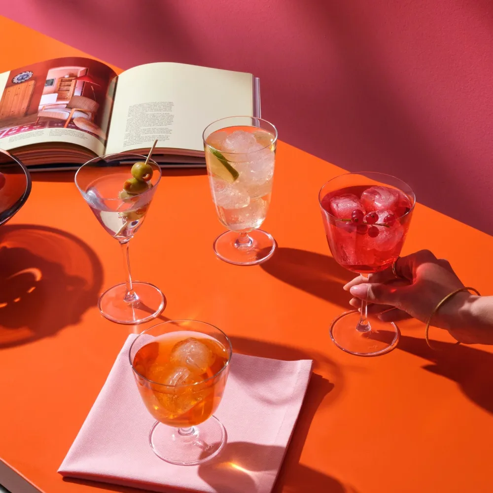 Bar/Giani Set di 4 Cocktail Glass Short