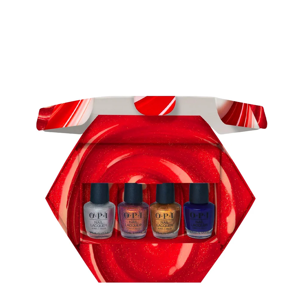 OPI Nail Lacquer Holiday 25 Good Enough To Treat 4x12.75ml - cofanetto smalti