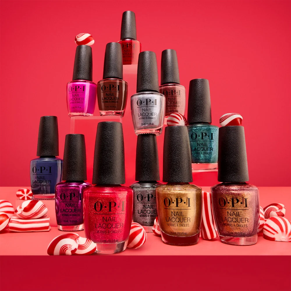OPI Nail Lacquer Holiday Good Enough To Treat 2x15ml - Duo Pack