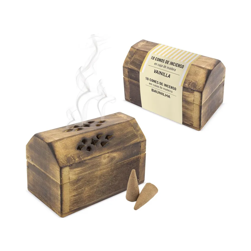Brucia incenso moderno ed elegante cofanetto di legno - [943]