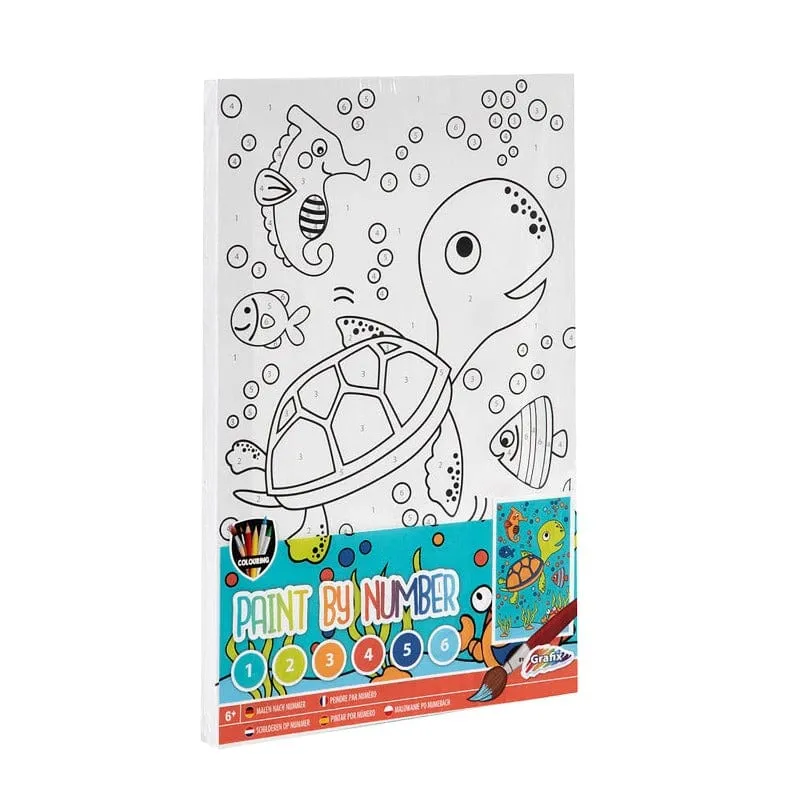 Set disegno su Tela con Numeri, Gioco Artistico per Bambini