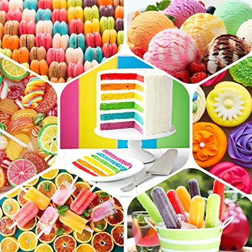 WayEee Coloranti Alimentari 10 Colori, Colorante Alimentare Liquido...