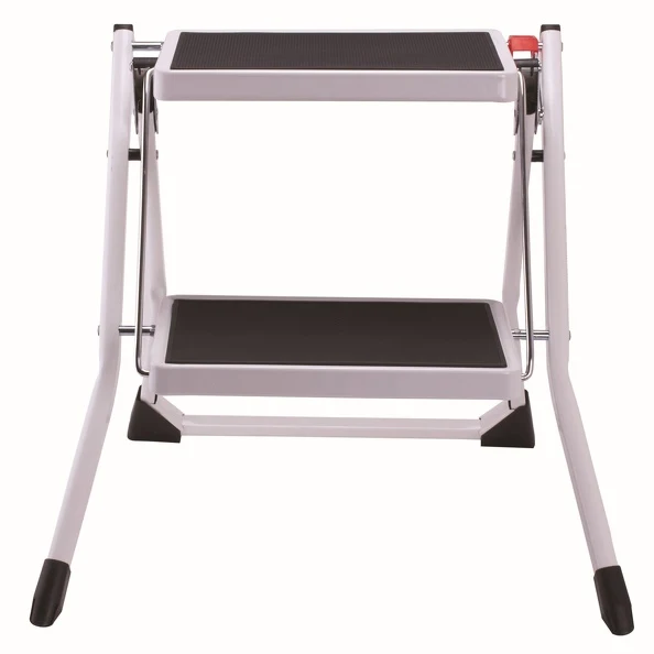 Scaletta pieghevole acciaio 2 gradini Max 150 kg