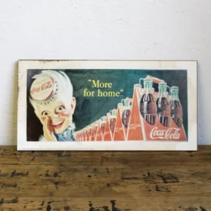 Insegna Coca-Cola su legno - 1996