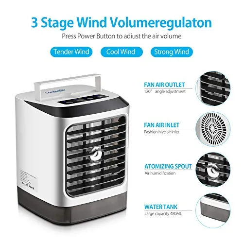 Mini Condizionatore Portatile, Air Portable Cooler,4--1 Raffrescatore...