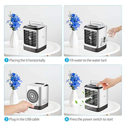 Mini Condizionatore Portatile, Air Portable Cooler,4--1 Raffrescatore...