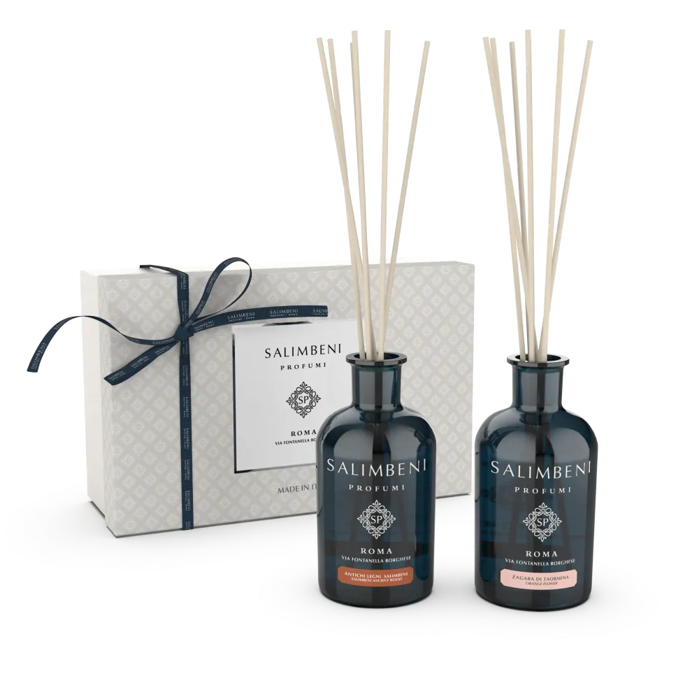 Confezione Regalo 2 Fragranze d'Ambiente 250 ml (Antichi Legni + Zagara di Taormina 250 ml)