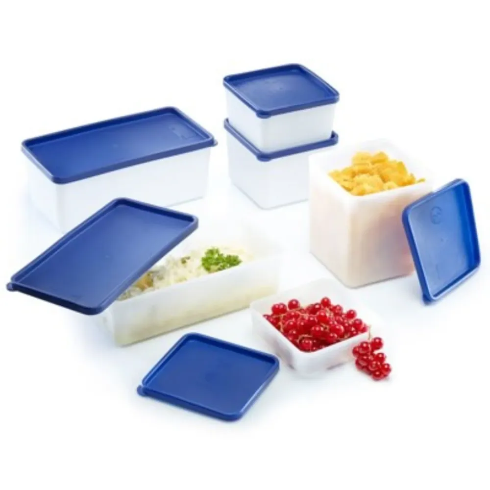 Set 3 contenitori freezer trio 11,3x11,3x12,4cm, 1,25 l
