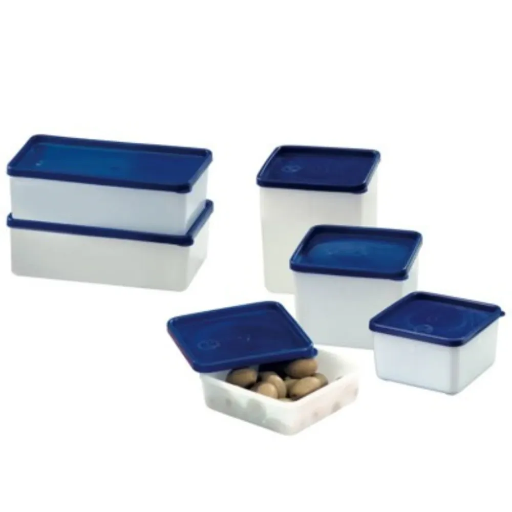 Set 3 contenitori freezer trio 11,3x11,3x12,4cm, 1,25 l