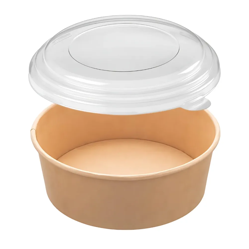 50 Vaschette Carta 750ml con Coperchi - Ideale per Ristoranti e Fast Food