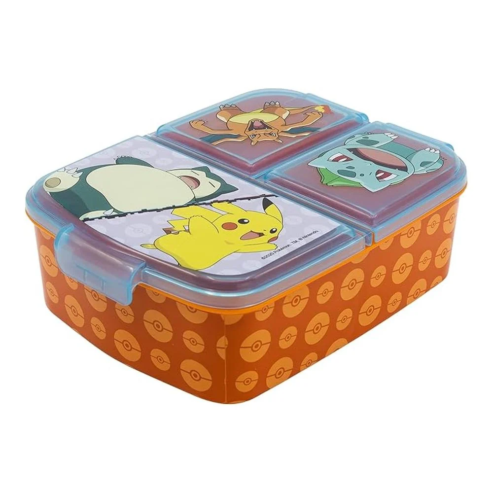 Disney Food Portapranzo C/Compart.17X19X7 Pokemon