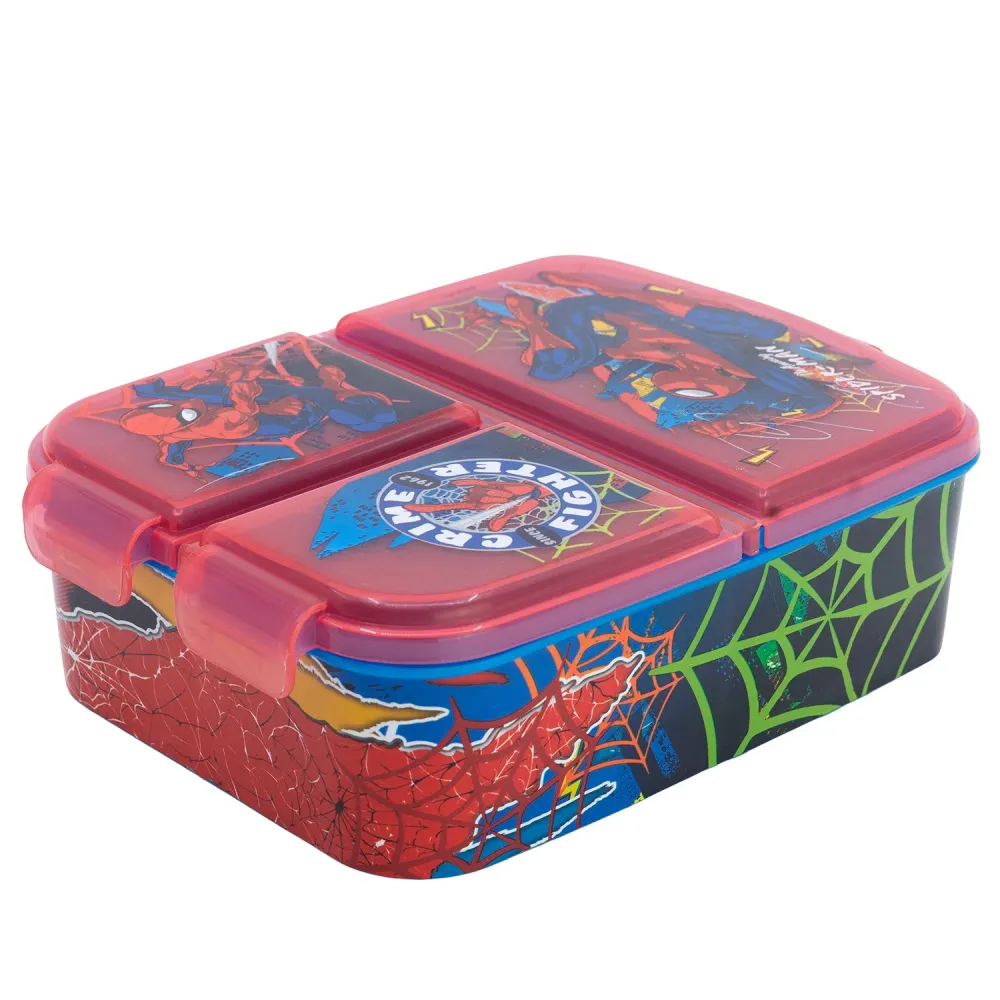 Disney Food Portapranzo C/Compart.17X19X7 Spiderman