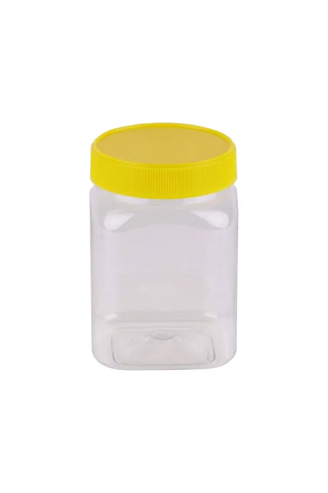 Contenitori quadrati PET per miele da 500 grammi/360 ml plastica Beekeeping Gear