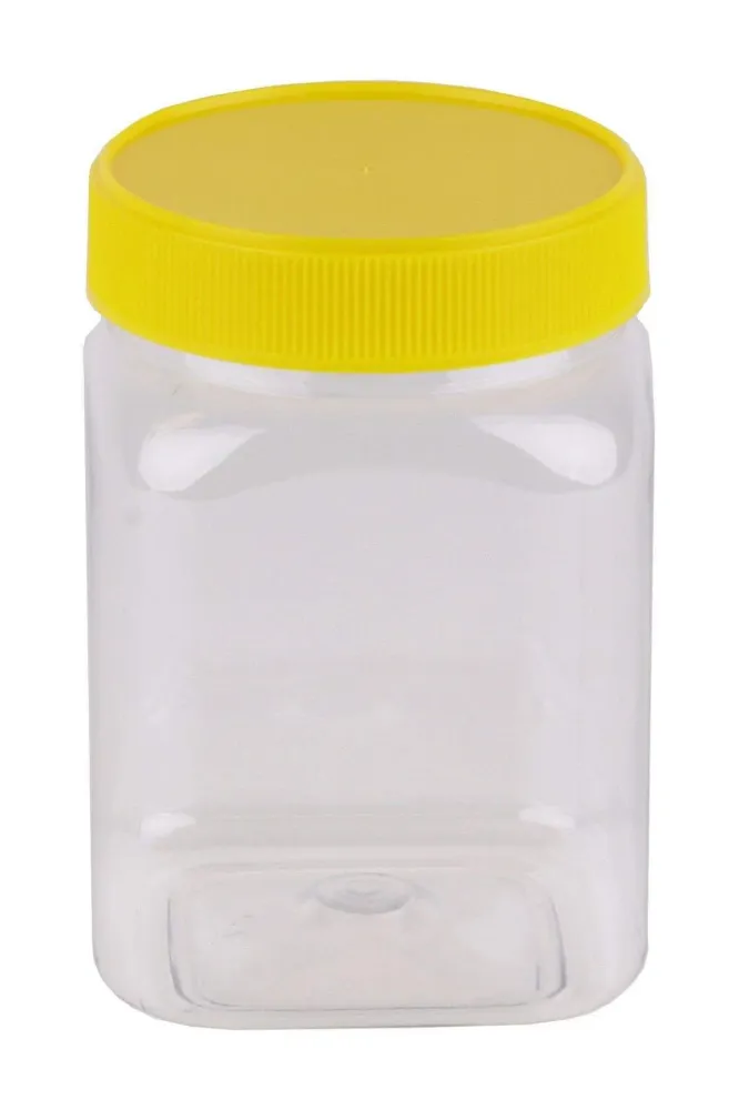 Contenitori quadrati PET per miele da 500 grammi/360 ml plastica Beekeeping Gear