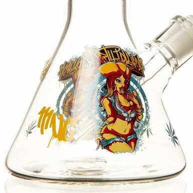 14" 7mm Focoso Treasure Beaker Bong
