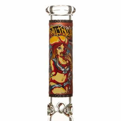 14" 7mm Focoso Treasure Beaker Bong