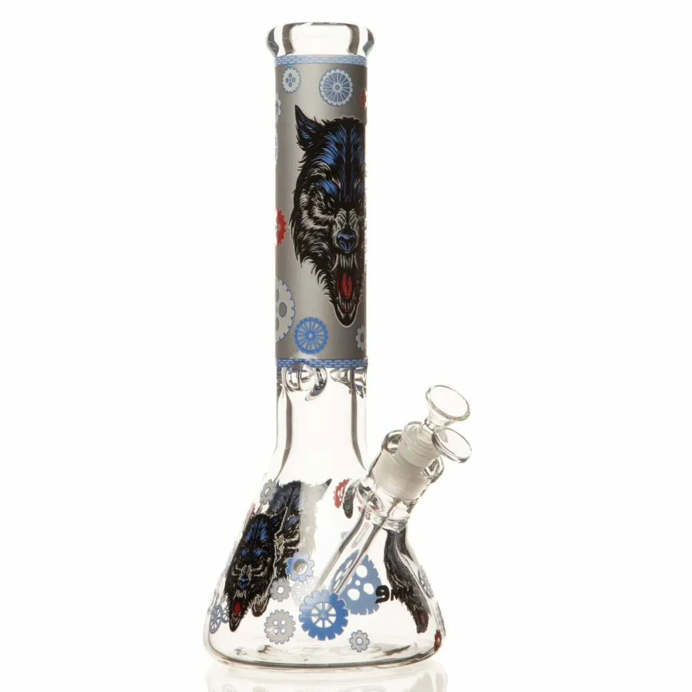 14" 9mm Wolf Beaker Bong | Resistente alle Intemperie
