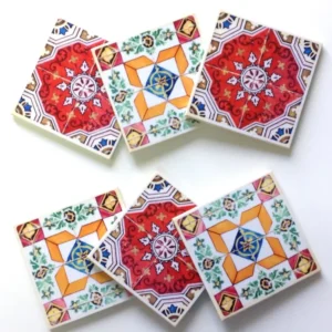 Box Attrezzi con Ruote Coasters Tile - Pattern 8