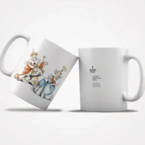 Ceramic mug King & Queen