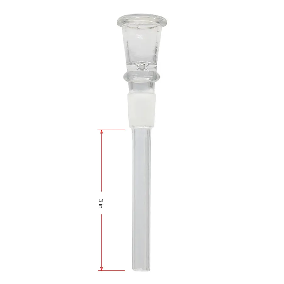 Certificato UV-Resistant Plain Temperato 3" Stem 14mm Joint And Bowl