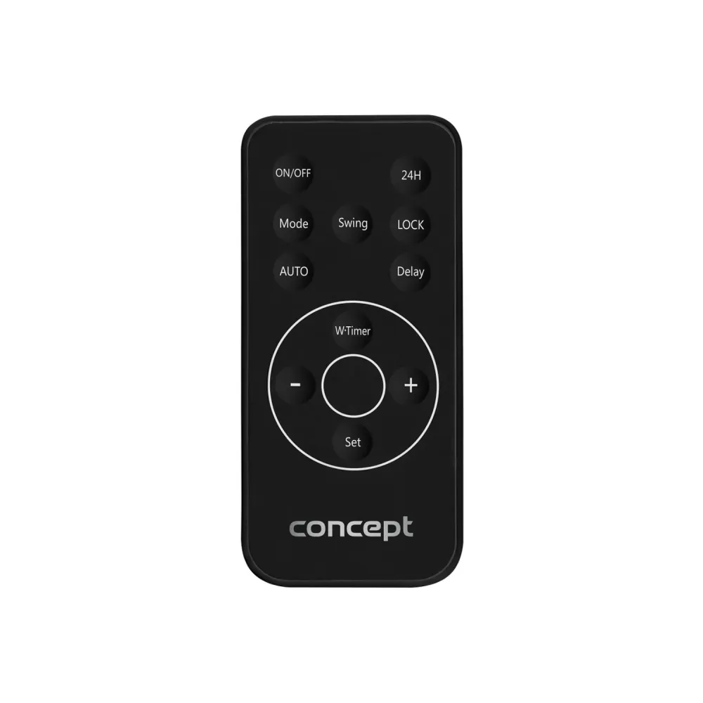 Concept QH4001 smaltato wall heater remote control