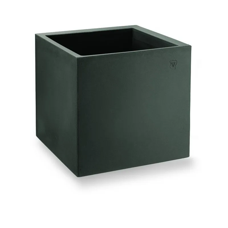 Vaso Cosmos Cubo Resina | Resistente ai Raggi UV