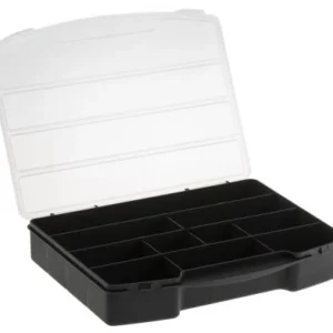 CONTENITORE MODULARE RS PRO PP 10 SCOMPARTI 40X245X180MM COPERCHIO TRASPARENTE 838-6532