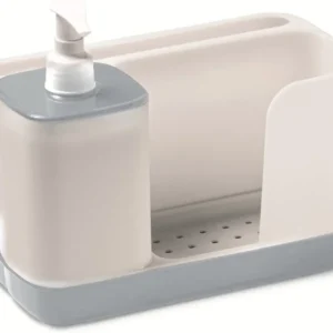 Snips Riordinello Grigio-Tidy Up Grey | 21 x 12 x 18 cm| Recycled Plastic Content | Made Italy Contenitore Porta Spugne &...