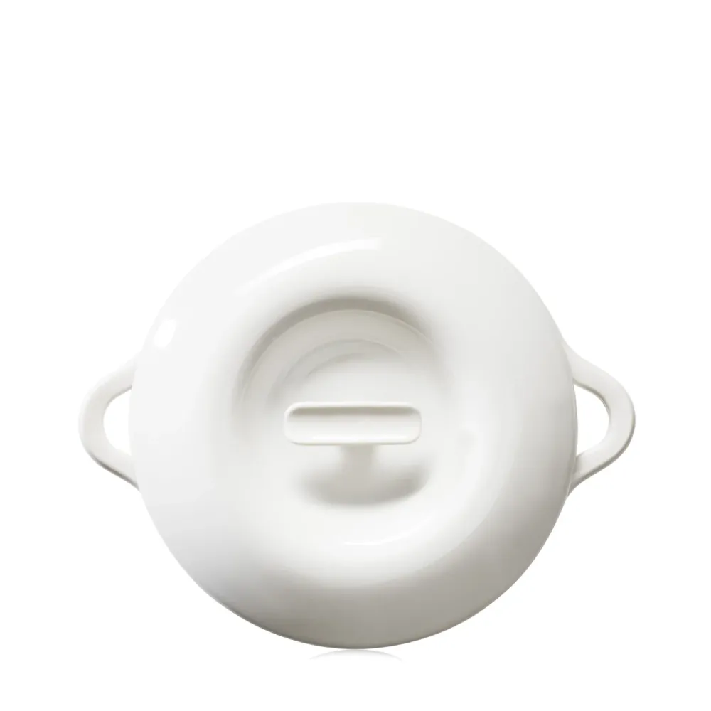 Coperchio porcellana Bombance per casseruola D22cm alab. bianco