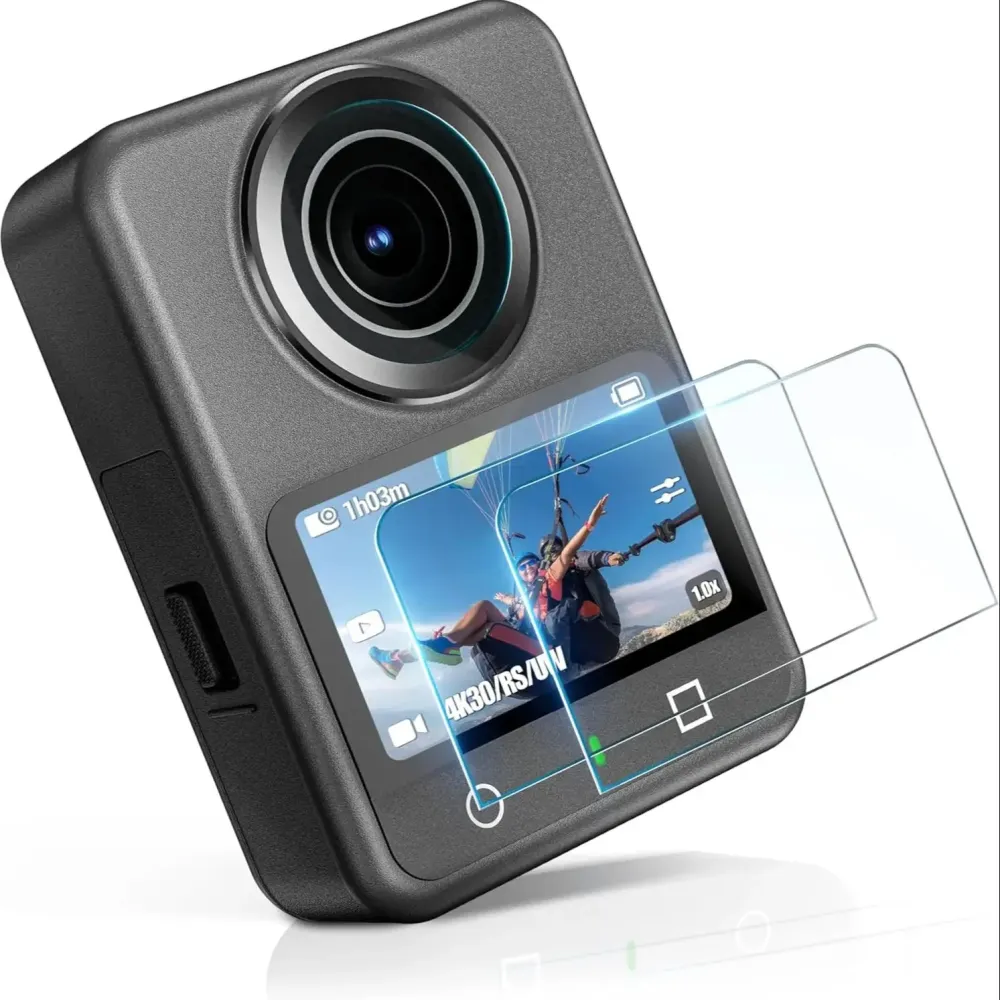 Film di vetro temprato Startrc 2pcs per la fotocamera per DJI Osmo 360, protezione per schermo HD 9H, 0,33 mm, riflettivit...