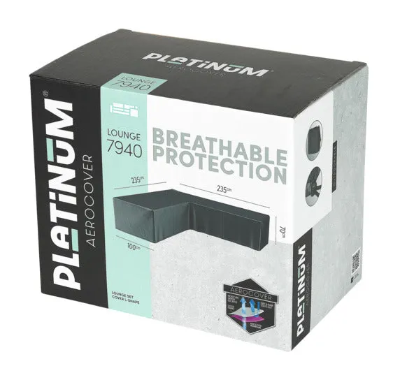 PLATINUM AEROCOVER copertura protettiva lounge forma L 235x235x100x70 cm