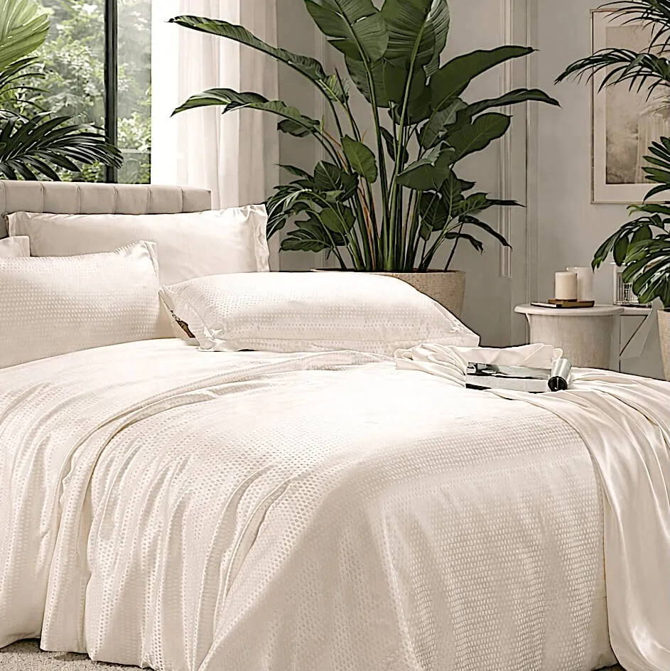 Biancheria da letto seta jacquard 19 momme