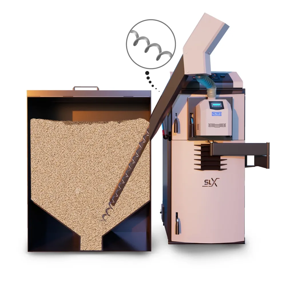 Attack SLX Combi 30 kW - caldaia legna e pellet - riscalda modo efficiente