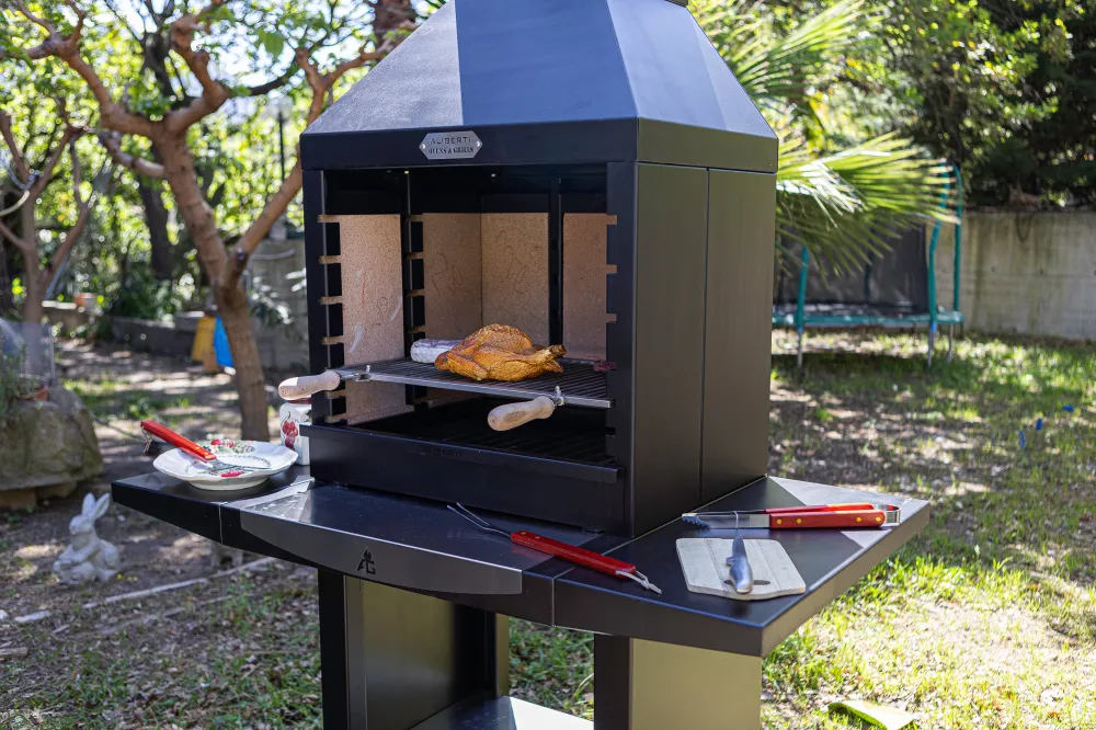 Barbecue Camino legna Caminetti Aliberti - Leggendario MAXI