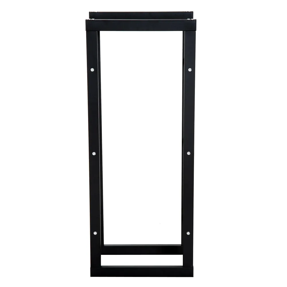 Easycomfort Scaffale Porta Legna Legnaia Verticale Supporto per Legna Portata 100kg Metallo 40 × 25 × 100cm