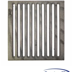 GRIGLIA GHISA PER CUCINA LEGNA - CAMINETTO - BARBECUE CENERE 320 x 303 mm.