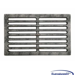 GRIGLIA GHISA PER CUCINA LEGNA - CAMINETTO - BARBECUE CENERE 360 x 220 mm.