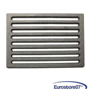 GRIGLIA GHISA PER CUCINA LEGNA - CAMINETTO - BARBECUE CENERE 300 x 205 mm.
