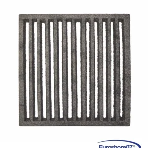GRIGLIA GHISA PER CUCINA LEGNA - CAMINETTO - BARBECUE CENERE 192 x 192 mm.