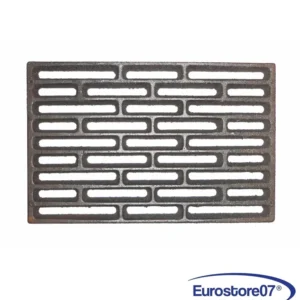 GRIGLIA GHISA PER CUCINA LEGNA - CAMINETTO - BARBECUE CENERE 202 x 309 mm.