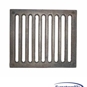 GRIGLIA GHISA PER CUCINA LEGNA - CAMINETTO - BARBECUE CENERE 205 x 235 mm.