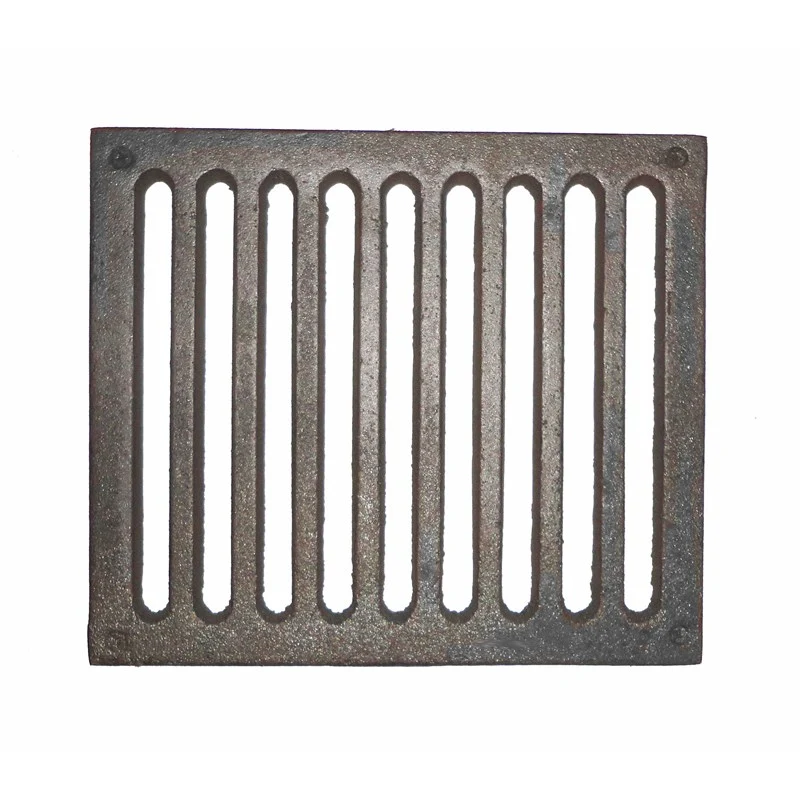 GRIGLIA GHISA PER CUCINA LEGNA - CAMINETTO - BARBECUE CENERE 205 x 235 mm.