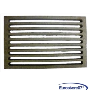GRIGLIA GHISA PER CUCINA LEGNA - CAMINETTO - BARBECUE CENERE 183 x 288 mm.