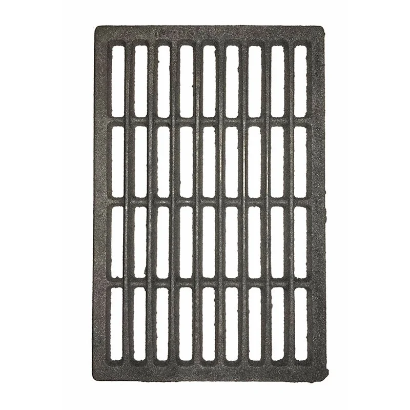GRIGLIA GHISA PER CUCINA LEGNA - CAMINETTO - BARBECUE CENERE 280 x 180 mm.