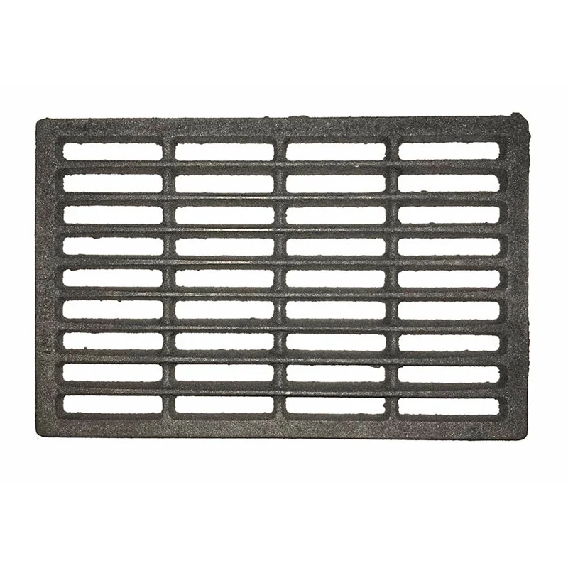 GRIGLIA GHISA PER CUCINA LEGNA - CAMINETTO - BARBECUE CENERE 280 x 180 mm.