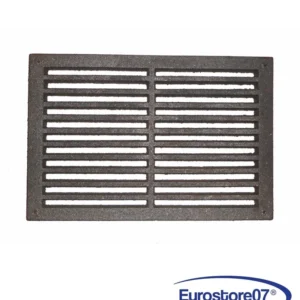 GRIGLIA GHISA PER CUCINA LEGNA - CAMINETTO - BARBECUE CENERE 255 x 157 mm.